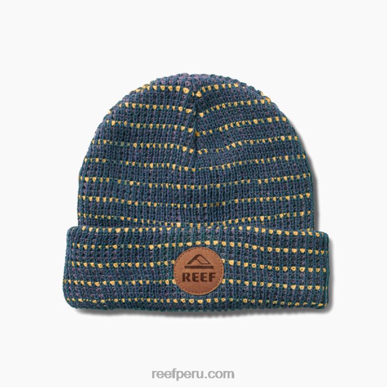 gorro bernie con vuelta insignia azul 0RZL2796 hombres Reef