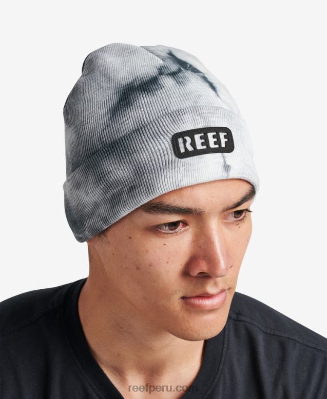 gorro con efecto tie dye de Woodstock caviar 0RZL2812 hombres Reef