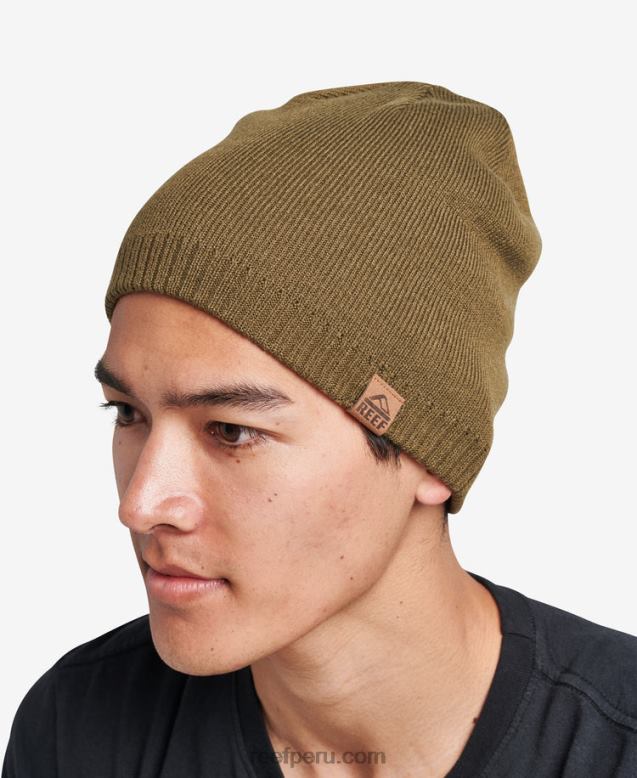 gorro de calavera marty oliva oscuro 0RZL2814 hombres Reef