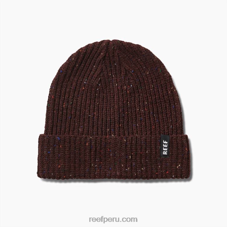 gorro downey con vuelta marrón más loco 0RZL2797 hombres Reef