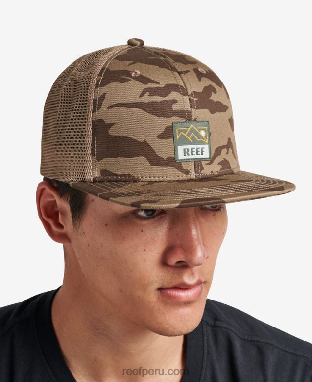 gorra de camionero backwoods snapback cilantro 0RZL2765 hombres Reef