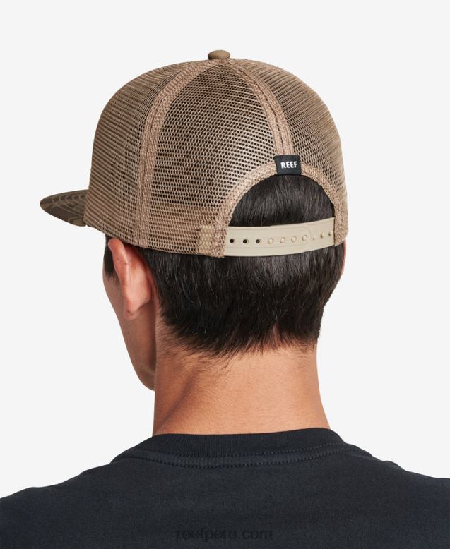 gorra de camionero backwoods snapback cilantro 0RZL2765 hombres Reef