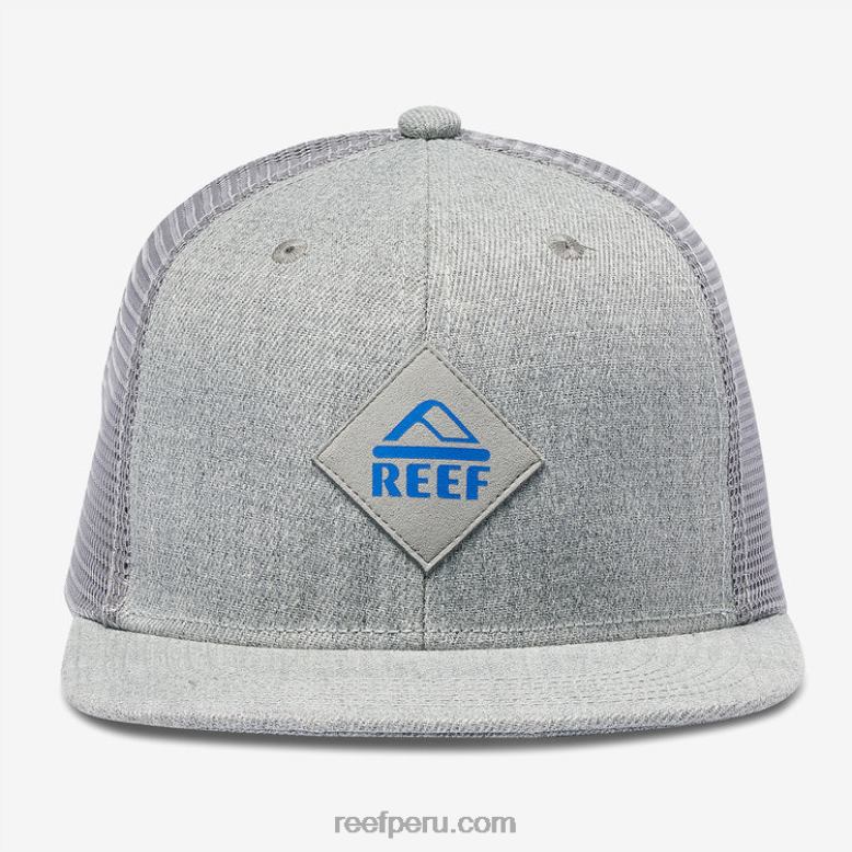gorra de camionero madre snapback cuero gris 0RZL2767 hombres Reef