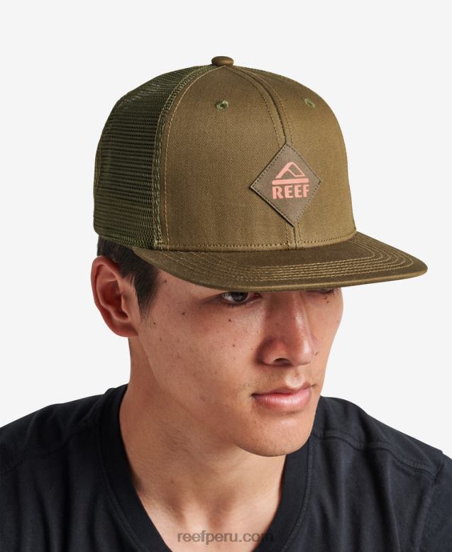 gorra de camionero madre snapback oliva oscuro 0RZL2760 hombres Reef