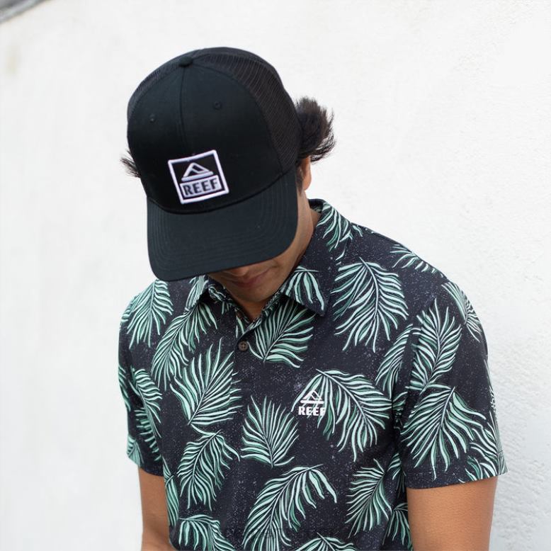 gorra de camionero snapback townsend pirata negro 0RZL2761 hombres Reef