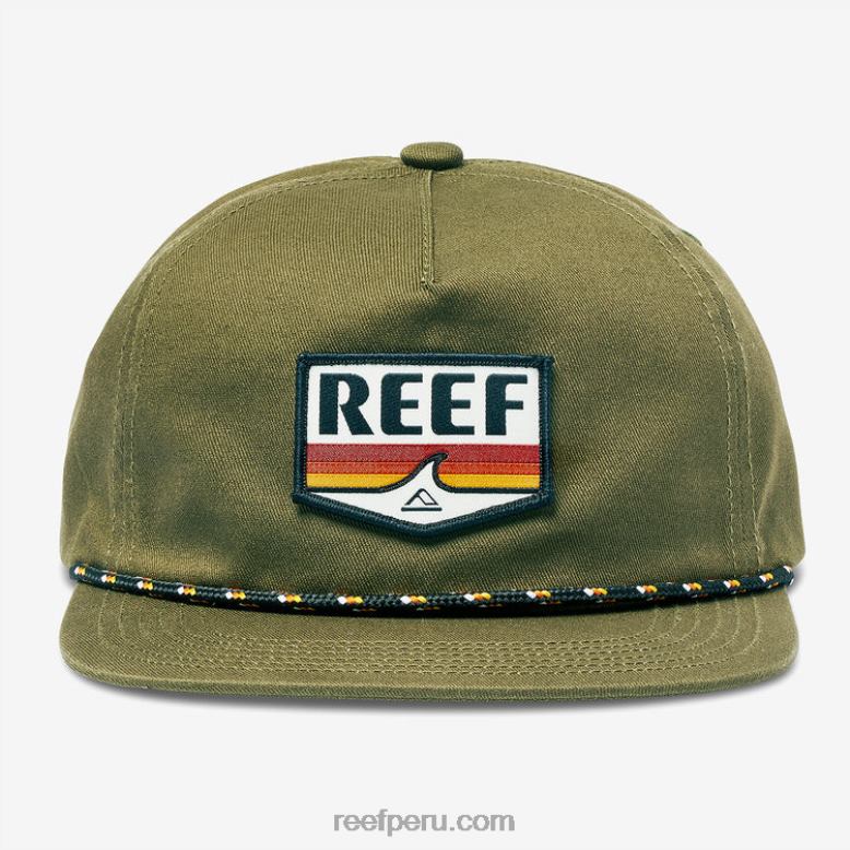 gorra desestructurada sabor snapback oliva oscuro 0RZL2784 hombres Reef