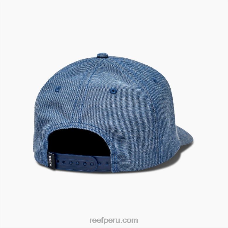 gorra sin estructura bellport snapback insignias azules 0RZL2802 hombres Reef