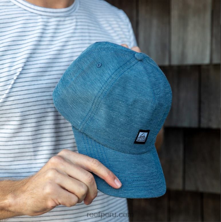 gorra sin estructura bellport snapback insignias azules 0RZL2802 hombres Reef