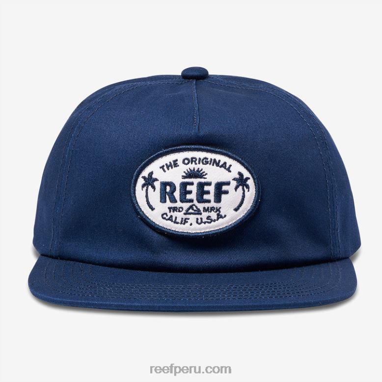 gorra sin estructura gaviota strapback insignias azules 0RZL2780 hombres Reef