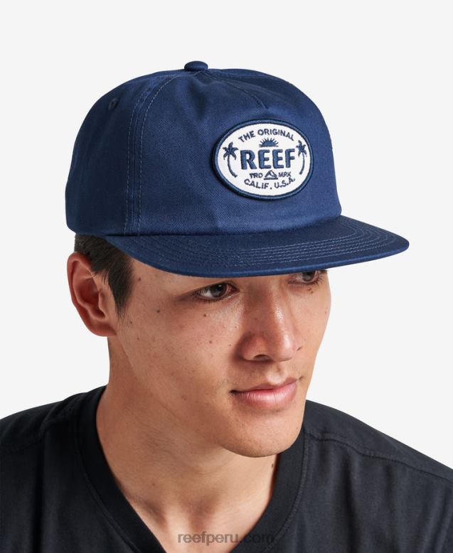 gorra sin estructura gaviota strapback insignias azules 0RZL2780 hombres Reef
