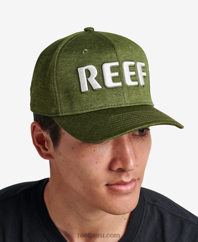 gorro barcelona stretch fit oliva oscuro 0RZL2782 hombres Reef
