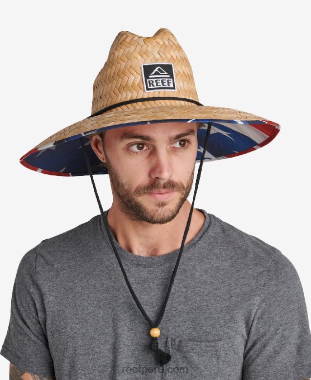 sombrero de salvavidas de rompeolas bufón rojo 0RZL2776 hombres Reef