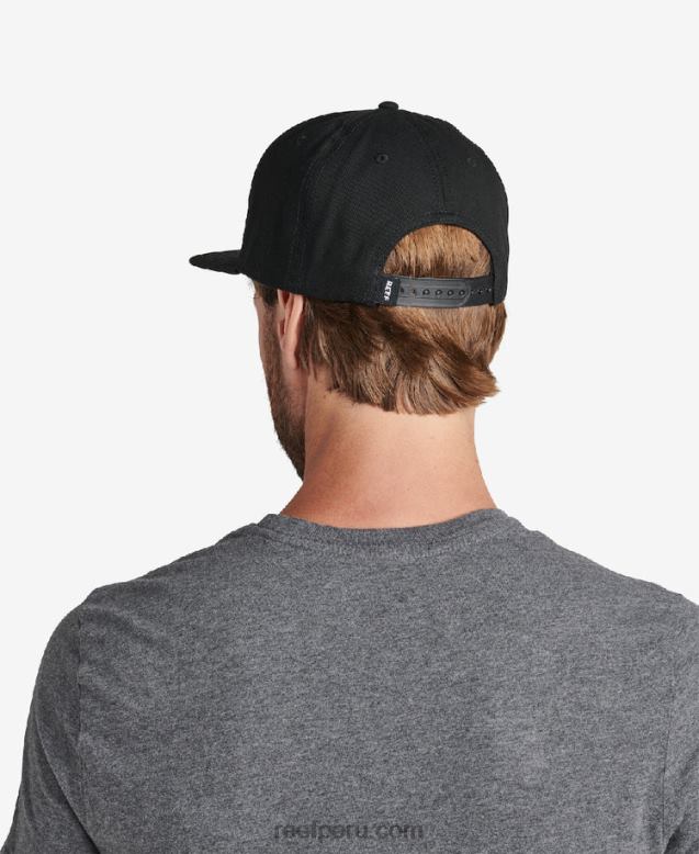 sombrero de visera plana Woodbury caviar 0RZL2804 hombres Reef