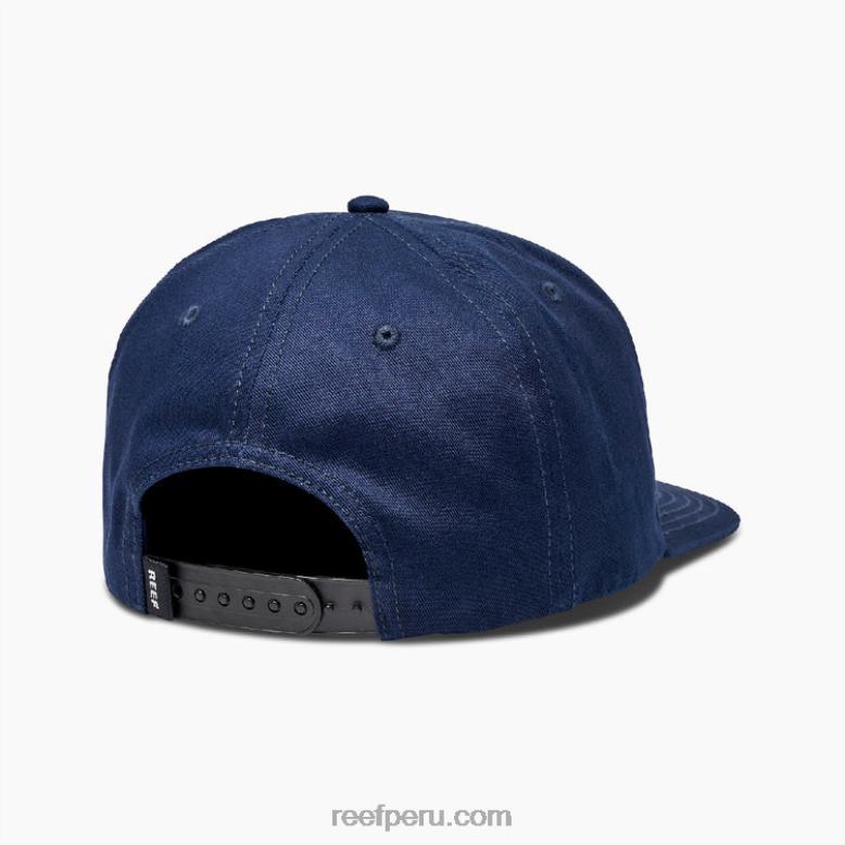 sombrero de visera plana Woodbury insignias azules 0RZL2806 hombres Reef