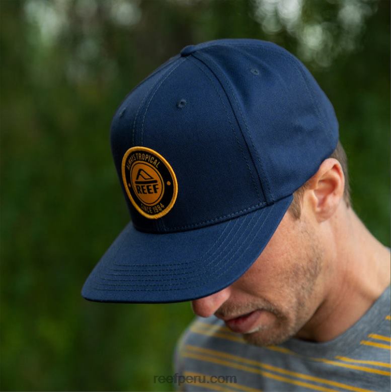 sombrero de visera plana Woodbury insignias azules 0RZL2806 hombres Reef
