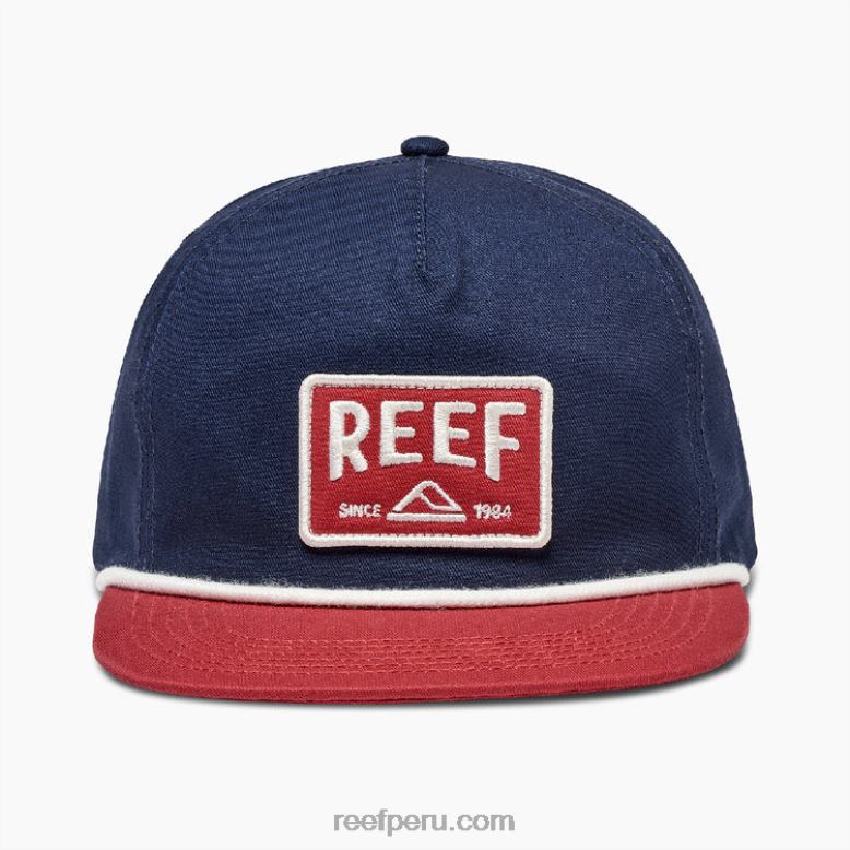 sombrero de visera plana morter bufón rojo 0RZL2801 hombres Reef