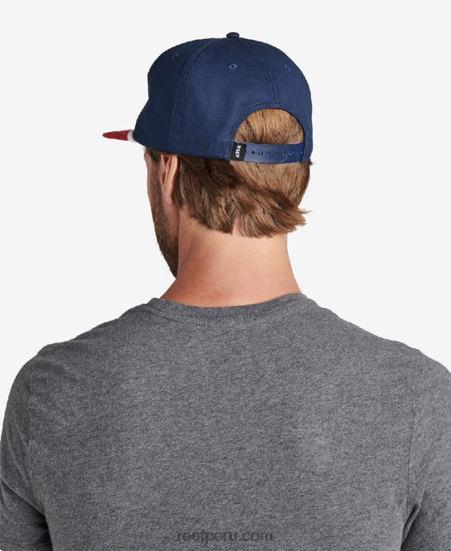 sombrero de visera plana morter bufón rojo 0RZL2801 hombres Reef