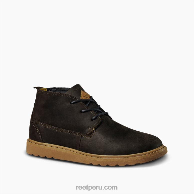 Bota de cuero Reef Voyage Roca Negra 0RZL2518 hombres