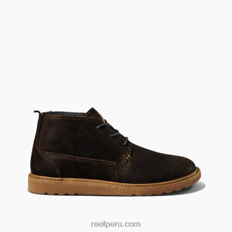 Bota de cuero Reef Voyage Roca Negra 0RZL2518 hombres