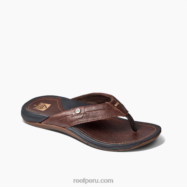 arrecife pacifico cuero marron oscuro 0RZL2363 hombres
