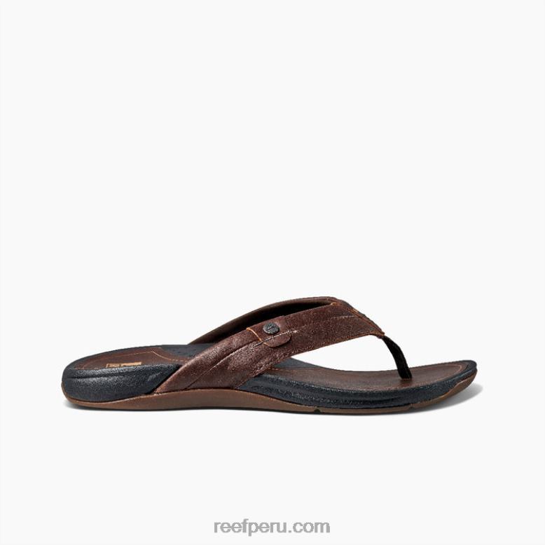 arrecife pacifico cuero marron oscuro 0RZL2363 hombres