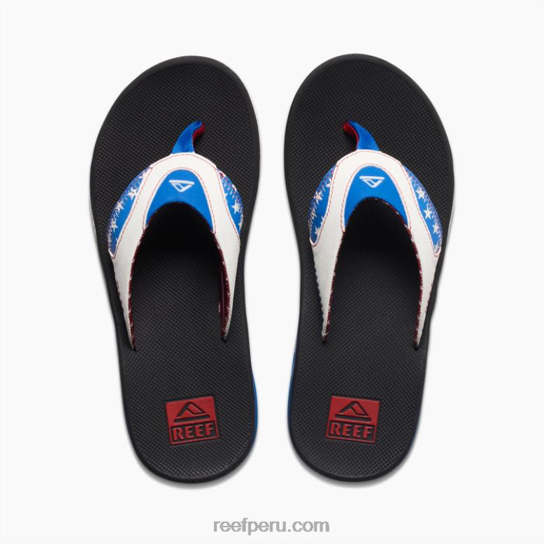 avivando 1776 negro 0RZL2422 hombres Reef