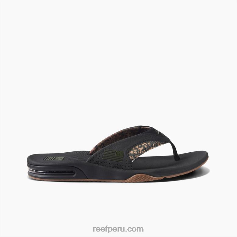avivando negro/camuflaje 0RZL2473 hombres Reef