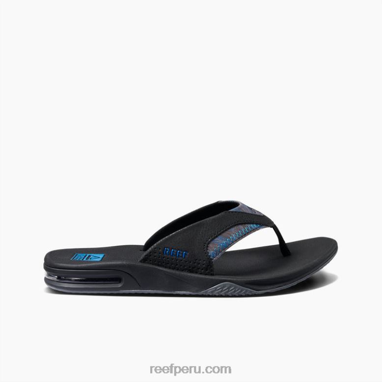 avivando negro/palmera de la piscina 0RZL2440 hombres Reef