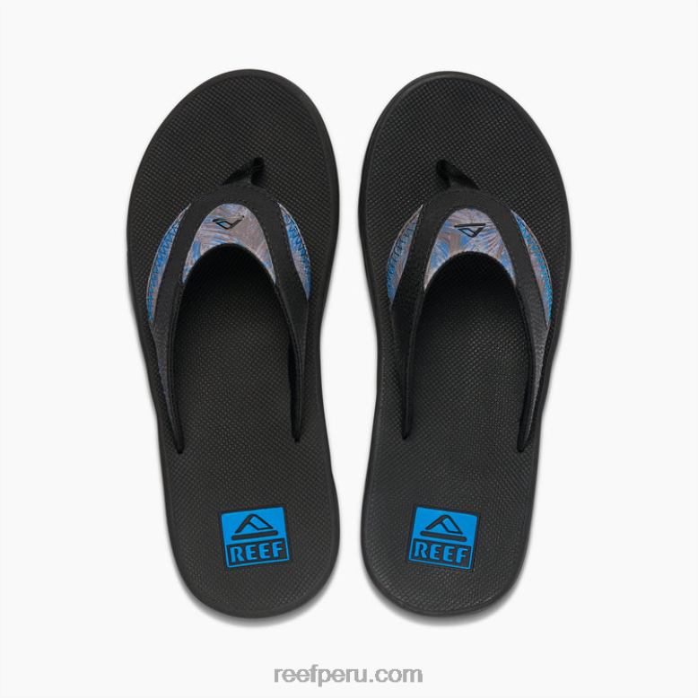 avivando negro/palmera de la piscina 0RZL2440 hombres Reef