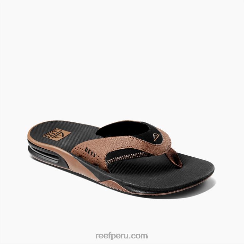 avivando negro y tostado 0RZL2331 hombres Reef