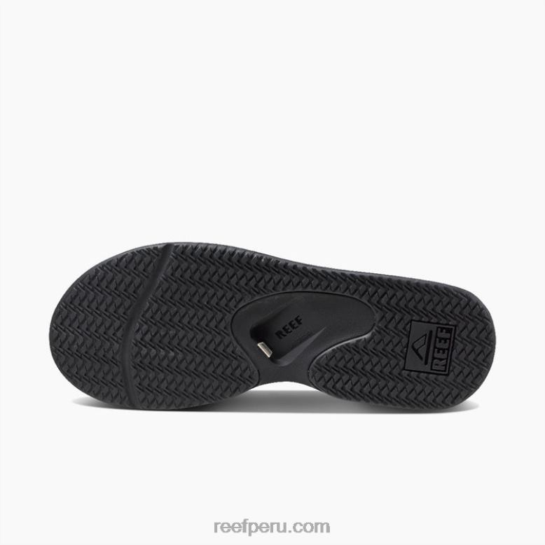 avivando todo negro 0RZL2327 hombres Reef