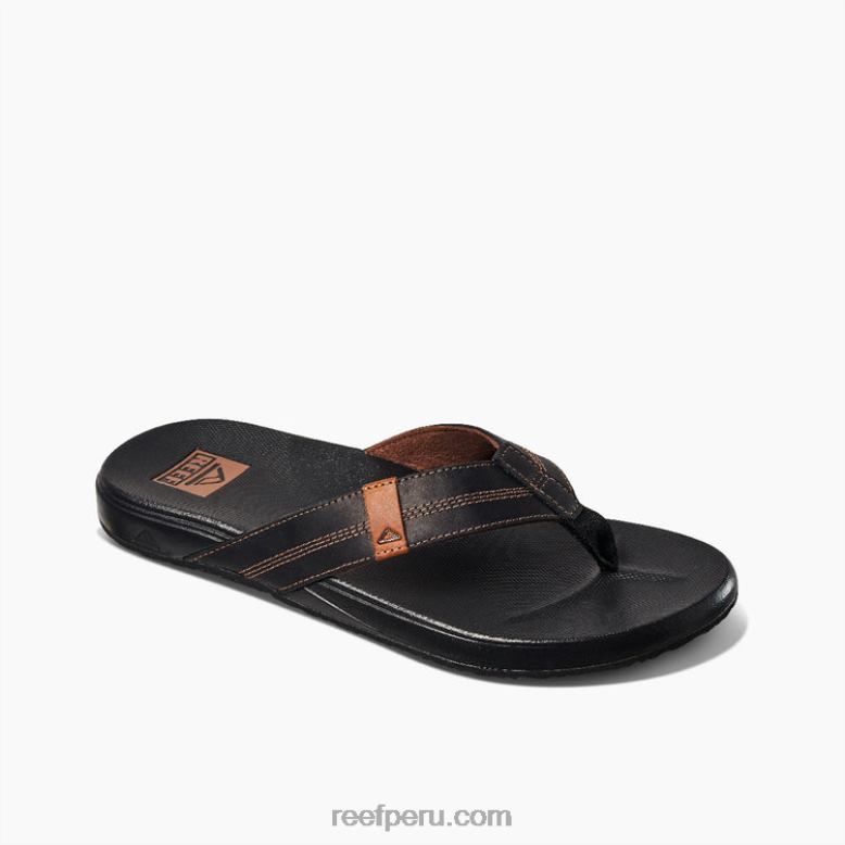 cojín fantasma de cuero café negro 0RZL2370 hombres Reef