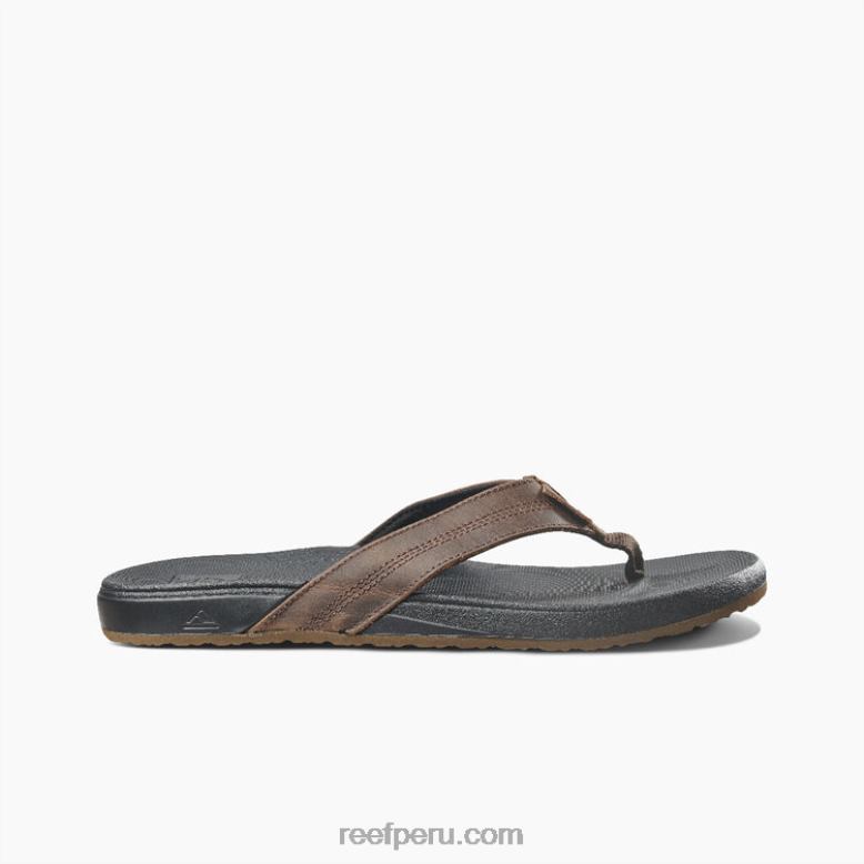 cojín fantasma de cuero marrón oscuro 0RZL2333 hombres Reef