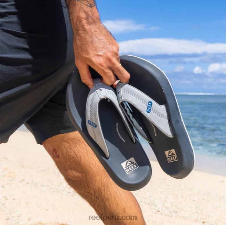crucero de suela hinchable gris/gris claro/azul 0RZL2418 hombres Reef
