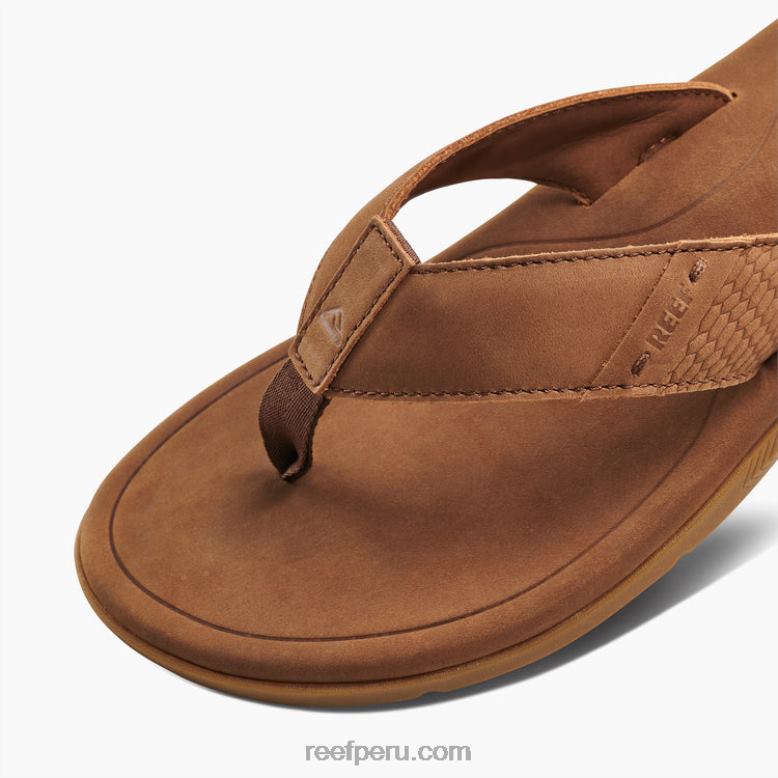 cuero santa ana marrón 0RZL2351 hombres Reef