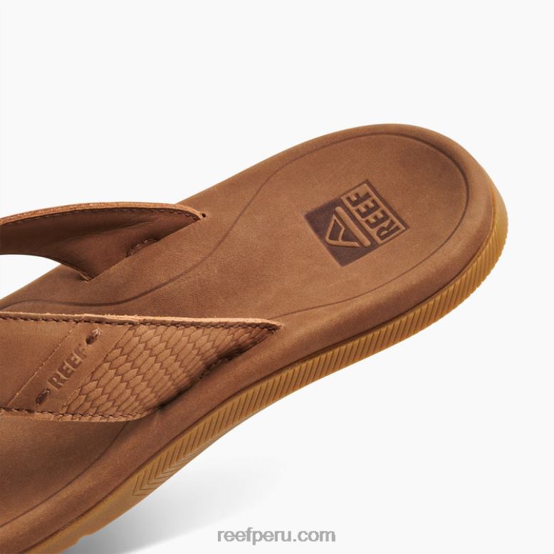 cuero santa ana marrón 0RZL2351 hombres Reef