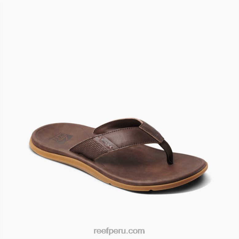 cuero santa ana marron oscuro 0RZL2365 hombres Reef