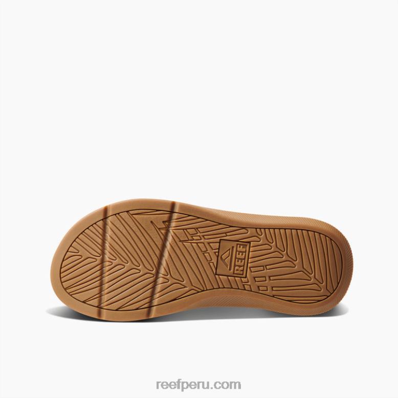 cuero santa ana marron oscuro 0RZL2365 hombres Reef