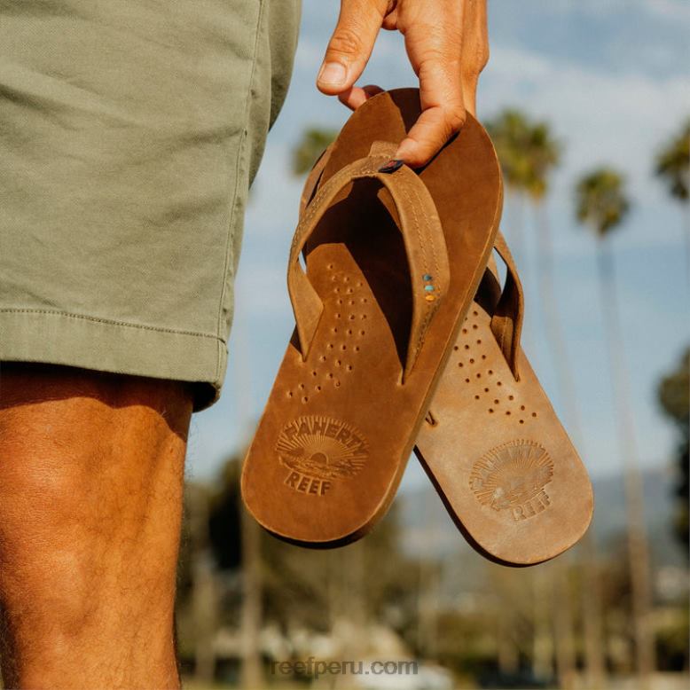 faherty x arrecife dibujantes marrón padre 0RZL2311 hombres
