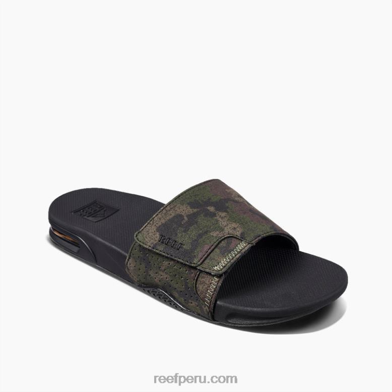 tobogán de abanico camuflaje verde oliva 0RZL2356 hombres Reef