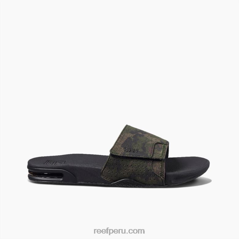 tobogán de abanico camuflaje verde oliva 0RZL2356 hombres Reef
