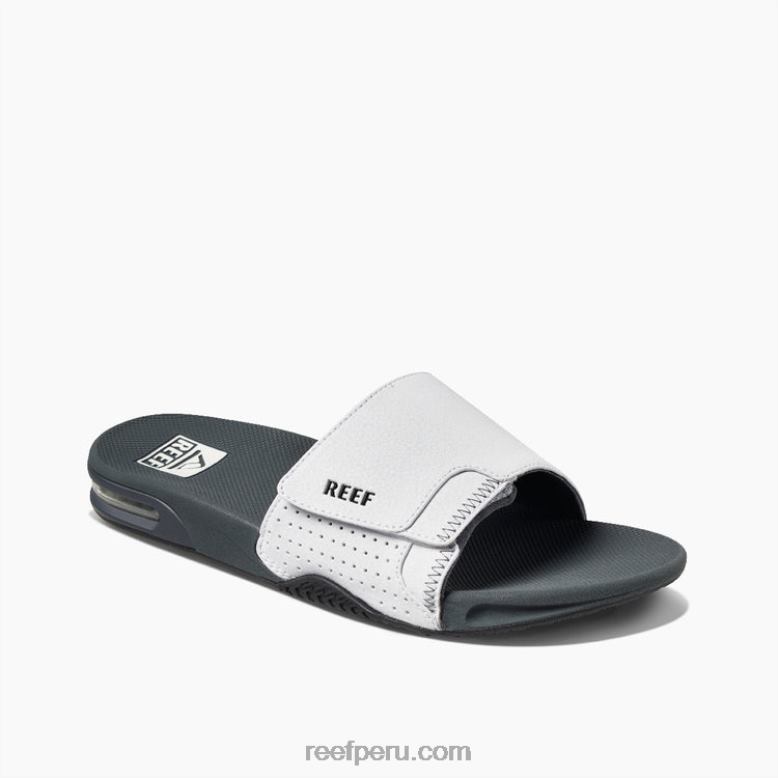 tobogán de abanico gris blanco 0RZL2359 hombres Reef