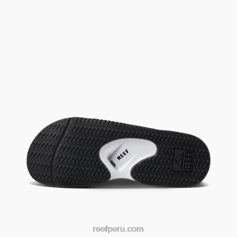 tobogán de abanico gris blanco 0RZL2359 hombres Reef
