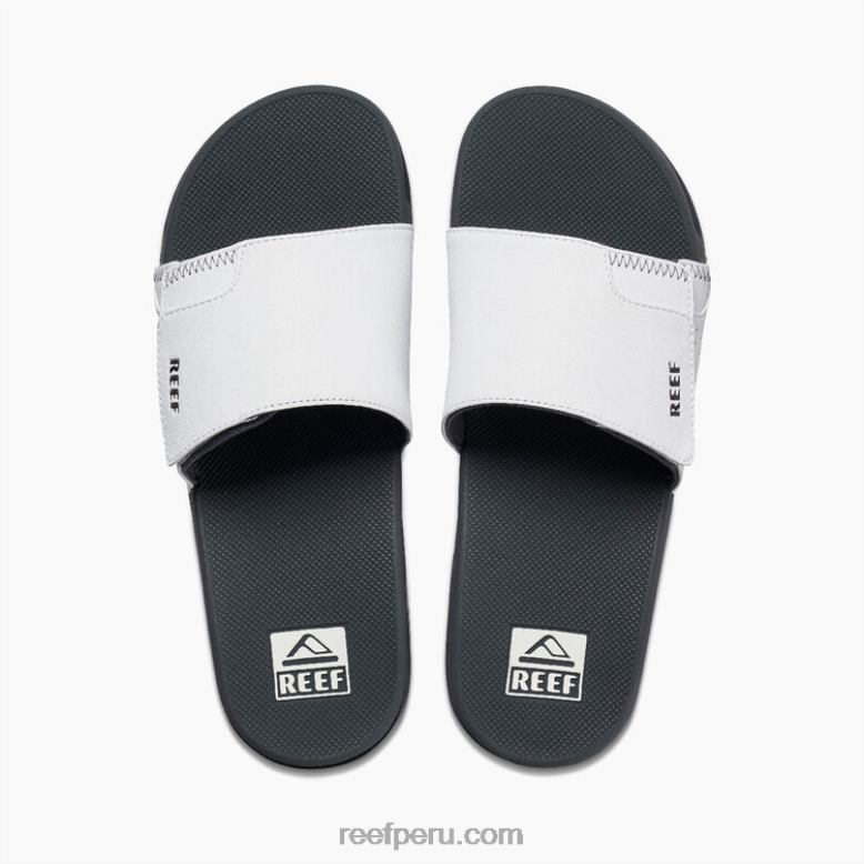 tobogán de abanico gris blanco 0RZL2359 hombres Reef