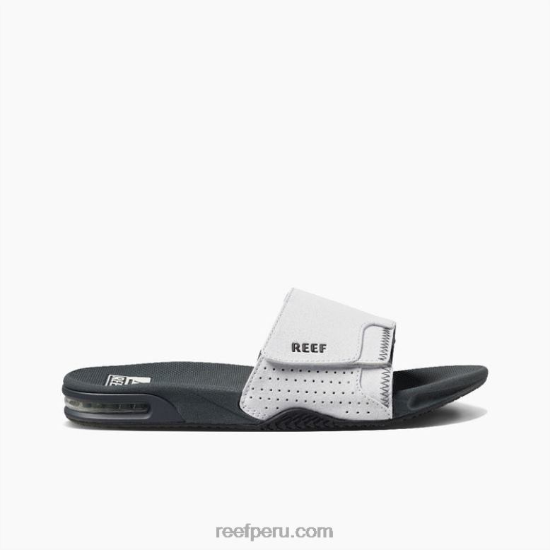 tobogán de abanico gris blanco 0RZL2359 hombres Reef
