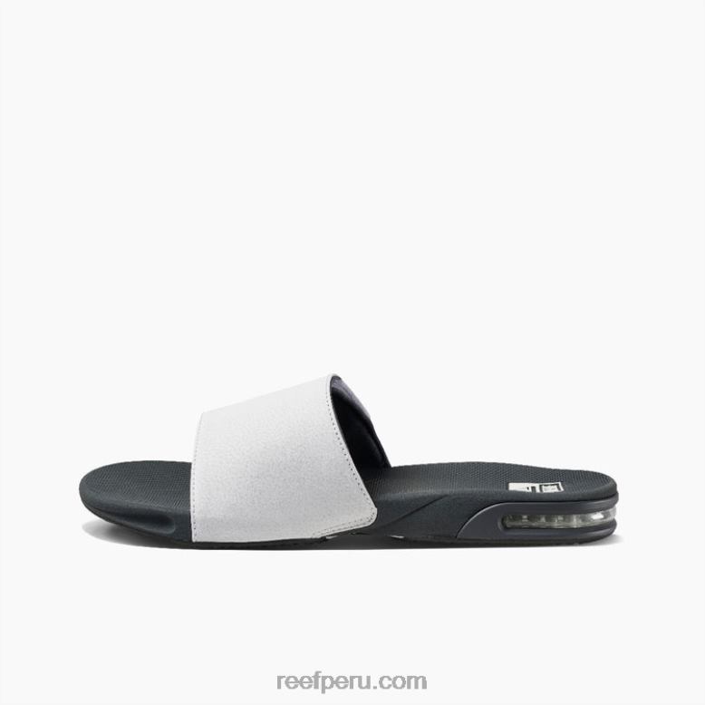 tobogán de abanico gris blanco 0RZL2359 hombres Reef
