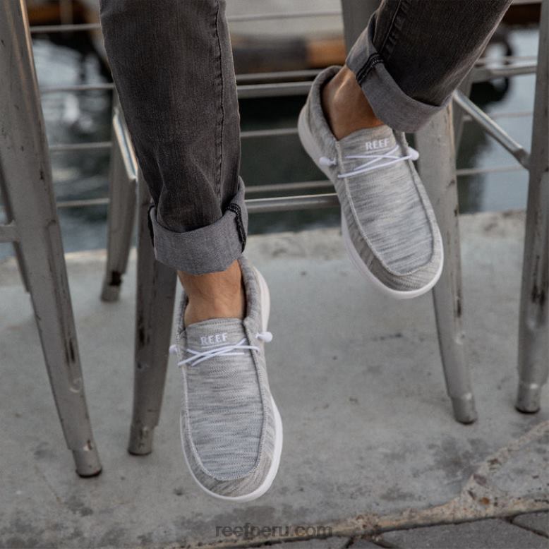 Cojín costa malla gris claro/blanco 0RZL2485 hombres Reef