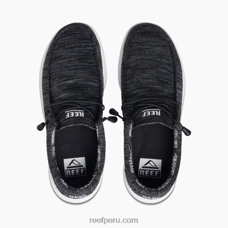 Cojín costa malla negro/gris/blanco 0RZL2492 hombres Reef
