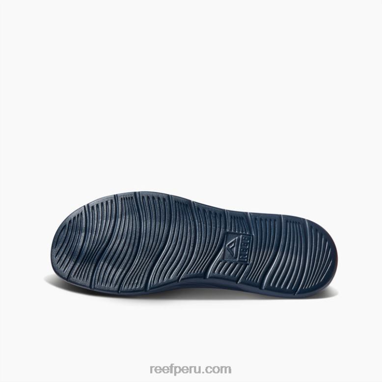 impresiones de la costa del agua camuflaje azul marino 0RZL2527 hombres Reef