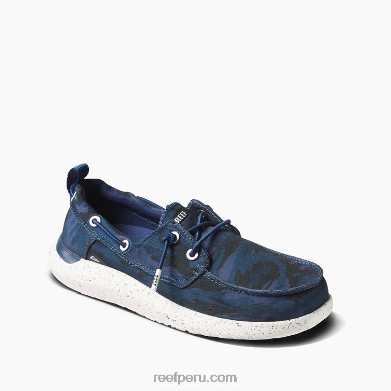muelle de suela hinchable azul marino/camuflaje 0RZL2509 hombres Reef